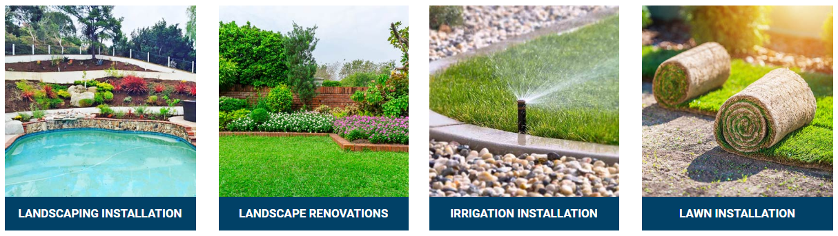 Landscaping project. Irrigation Installation Services